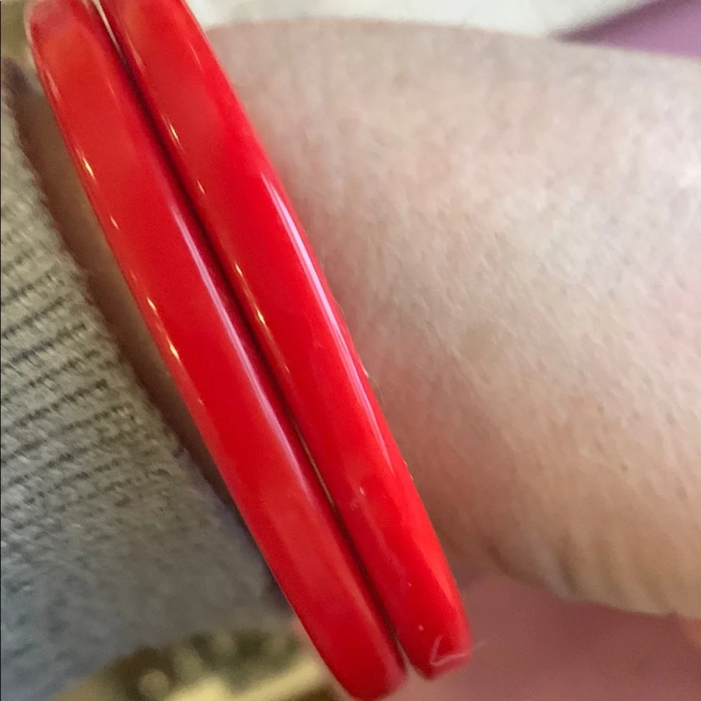 Red Bangle Set - Picture 5 of 9